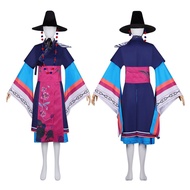 [New Hot Sale]Hunter Witch Group k-pop Korean Flow cos Clothing Ancestor Grand Hat Celine  cosplay C