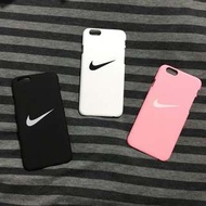 現貨Nike Logo手機殼iphone6 6s 黑 粉紅 白