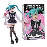 ฟิกเกอร์อะนิเมะ hatsune miku เด็กผู้หญิงเซ็กซี่18ซม. แฟชั่นซับคลูชั่นมิกุของตกแต่งห้องตุ๊กตาขยับแขนขาได้ PVC โมเดลตุ๊กตาของเล่น