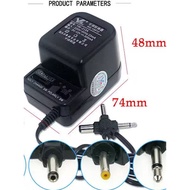 universal travel adapter travel adapter Yuewei Adjustable -3V-12V DC 4.5V 6V 9V Power Adapter 12V Co