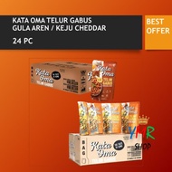 Keripik cemilan telur telor gabus keju gula aren asin balado Kata Oma (1 dus)