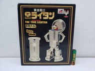 <不議價>  鴻興 Chogokin 超合金 Gold Lightan Lighter 黃金戰士 黃金俠 Time Lightan 時間戰士 中版 銀色 限定品 2000 Pcs (左架1)