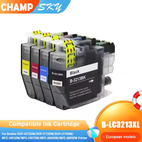 Sky Compatible Ink Cartridge LC3213 LC3211 LC3213XL For Brother J572DW J772DW J774DW J491DW J497DW J