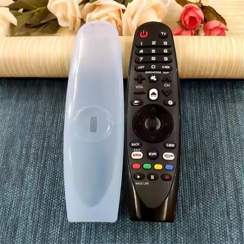 Transparent Silicone Case For LG Dynamic TV Remote Control Protective Cover AN-MR600/650 Thicken Ant