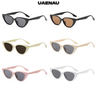 UAENAU Cat Eye Shape Sunglasses, Colorful UV400 Sun Protection Sun Glasses, Fashion Small Frame 90s 