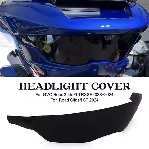 New Motorcycle Headlamp Protector Guard Fairing Headlight Cover Accessories For CVO Road Glide FLTRX