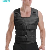 LAFAYE Oxford Cloth Running Vest, Weight Loading Comfortable Weight-bearing Vest, Adjustable Sand Cl
