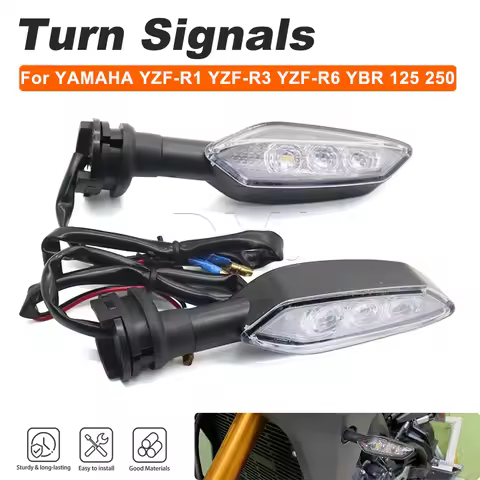 Motorcycle Accessories Front Rear Turn Signals Light Indicators For YAMAHA YZF R1 R3 R6 R15 R25 R125