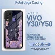 HP Vivo Y30 / Y50 Bear Motif 07 Hardcase Softcase Premium Glossy Cool Silicone Phone Case for Girls 