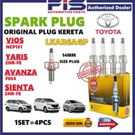 FIS NGK Original Spark Plug Toyota Vios NCP150 NCP151 Yaris 2NR-FE Avanza F654 Sienta 1.5 2 2NR-FE L