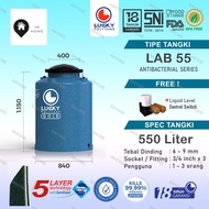 Dijual Tangki / Toren Air Anti Bakteri 500 Liter Lucky Gold Lab 550