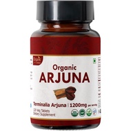 Arjuna 120 Tablets – USDA Organic Terminalia Arjuna Supplement – Supports Heart & Cardiovascular Hea