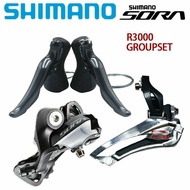 SHIMANO Sora ST-R300 RoadBike Groupset 2x9 Speed ST-R3000 STI Lever RD-R3000 FD-R3000