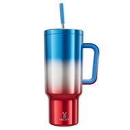 40oz/1.2L Handled Vacuum Insulated Water Bottle, Stainless Steel Travel Thermos Cup, Leak-Proof Lid 