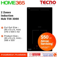 Tecno 2 Zones Induction Hob TIH 3000 - FREE INSTALLATION