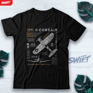 F4U Corsair aircraft bomber military war TSHIRT DISTRO CLOTHES