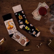 威士忌 - 不對稱襪子 鴛鴦襪