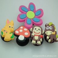 jibbitz crocs jibbitz for crocs jibbitz for crocs set PVC Soft Rubber Shoes with Flower Buckles - Cr