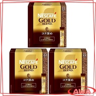 Nescafe Gold Blend Strong Stick Black 22 pieces x 3 boxes [Soluble Coffee]
