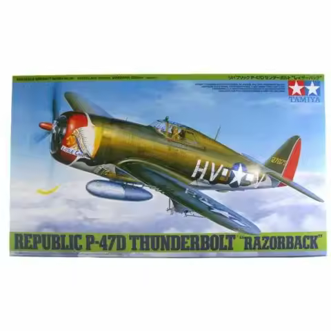 Tamiya 61086 1:48 P47 D Thunderbolt Razorback Aircraft Model Kit Model Building