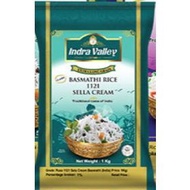 Basmathi Rice Sella Cream Pusa 1121 / Beras Basmati  ( Indra Valley ) - HALAL - 5kg