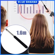 1.6M Telescopic Flag Pole Stainless Steel Tour Guide Flag Pole Teaching Pointer Stick