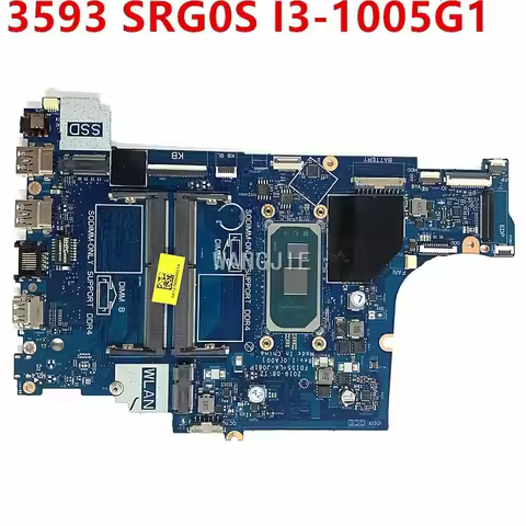 CN-004C38 004C38 For DELL Inspiron 3493 3593 5593 Laptop Motherboard FDI55 LA-J081P 047MF0 01J5TX CN