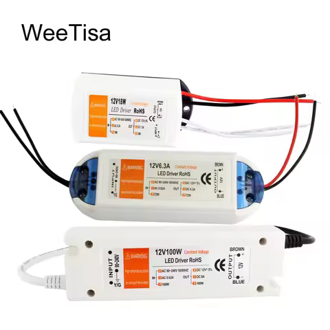 12V LED Driver AC 110V 220V to DC 12V Power Supply 18W 28W 48W 72W 100W 12 Volt Power Adapter LED St