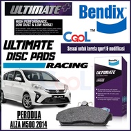 Bendix Ultimate Front  Brake Pad  Perodua Alza M500 2014 DB1820 ULT+