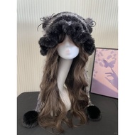 HANDMADE CAT BEANIE/FURRY CAT BEANIE/FURY CAT HAT CAT BEANIE KOREAN BEANIE/CUTE HAT BEANIE BEANIE/CU
