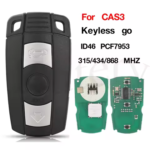 jingyuqin Keyless-Go 315/434/868MHz ID46 PCF7953 Remote Key For BMW 3/5 Series CAS3 X5 X6 Z4 E70 Car