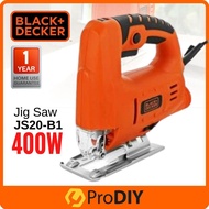 BLACK and DECKER JS20 Jig Saw Jigsaw 400W Mesin Gergaji Potong Kayu Besi Aluminium PVC