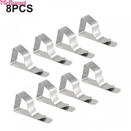 【MRBUNNY】Stainless Steel Tablecloth Clamps 8 Pack for Weddings Buffets and Outdoor Events