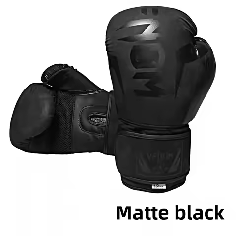 6oz, 8oz, 10oz, 12oz, 14oz, 16oz Boxing Gloves, PU Leather Breathable Professional Boxing Gloves Tae