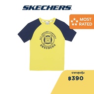 Skechers สเก็ตเชอร์ส เสื้อยืดแขนสั้นเด็กผู้ชาย Boys Short Sleeve Tee - SL223B267-001P