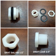 1/ 2 x 3/4 TOWER Nut 1 x 3/4 1 x 1 1 1/4 Vault Tank Nut Ring