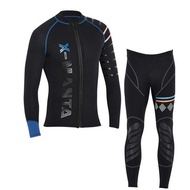 Mga Lalaki Ang 3Mm Paglubog Sa Damit Na Basa Pants Pants Pants Pang-Tulog Paglubog Suit Scuba Jump
