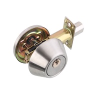 Cylinder Door Lock Black Door Knob Set/Tombol Pintu Bilik Rumah Backset Pintu Tombol Lock