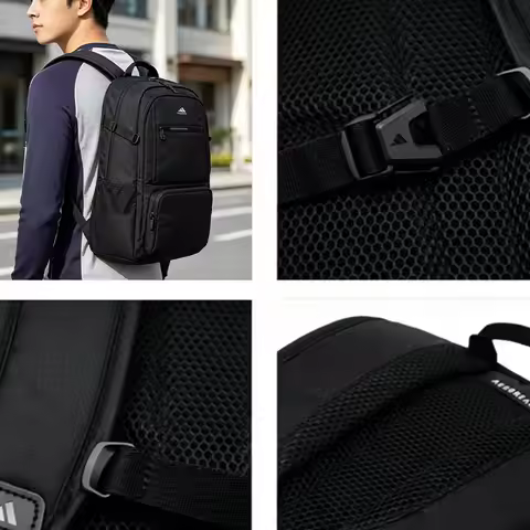 Adidas Genuine IP9878 Large-Capacity Backpack, Unisex for Junior High, High School & College Student