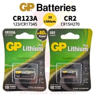 GP 3V Lithium Pro Battery (CR123A/123/CR17345 )(CR2/CR15H270)