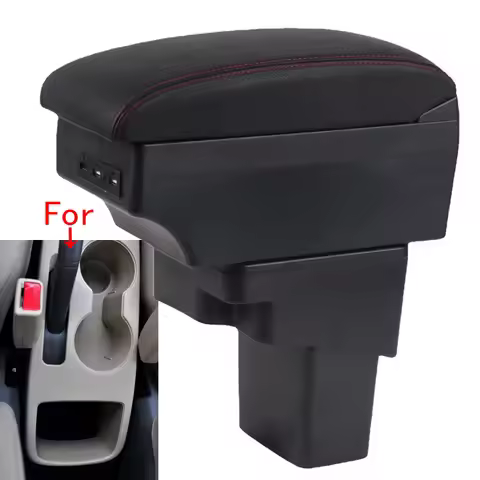 For Hyundai SOLARIS Armrest Box For Hyundai Accent RB Solaris Verna Car Armrest 2011-2016 Storage Bo
