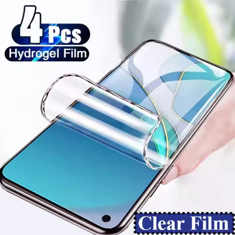 4PCS Clear Hydrogel Film For Samsung Galaxy A70 A71 A72 A50 A51 A52 Screen Protector For Samsung A56