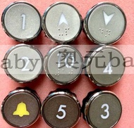 Xizi Otis Round BR32A with Text xizi otis Elevator Parts Call Button