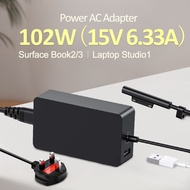 Microsoft Surface 102W Charger 15V 6.33A  for Surface Book 3/2 Surface Laptop 5/4/3 Surface Pro 11/X