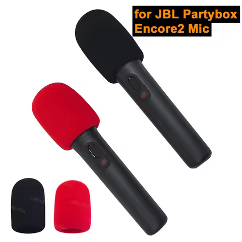 2PCS Sponge Foam Cover for JBL Partybox Encore2 Mic Windscreen for JBL Partybox Wireless Microphone 