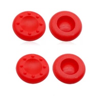 4Pcs Silicone Analog Grips Thumb stick handle caps Cover For Sony Playstation 4 PS4 PS3 Xbox Controllers (Red)