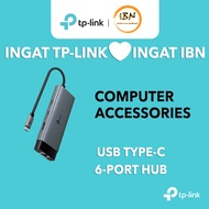 TP-Link USB Type-C 6-Port Hub UH6120C (6-in-1 Expansion) @ IBN