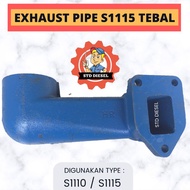 MESIN HP EXHAUST PIPE S1110 S1115 ZS1110 ZS1115 3 HOLE 3 HOLE SUPER THICK HANDLE ENGINE EXHAUSTknalp