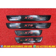 Proton X70 X 70 Side Sill Plate Door Step Side Step Window Step Carbon Look Stainless Steel [READY STOCK]