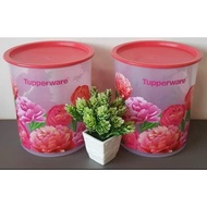 3'6016 Tupperware One Touch Canister Medium 3L (1pc)/ One Touch Red Peony 3L/ Liquid Tight & Airtigh